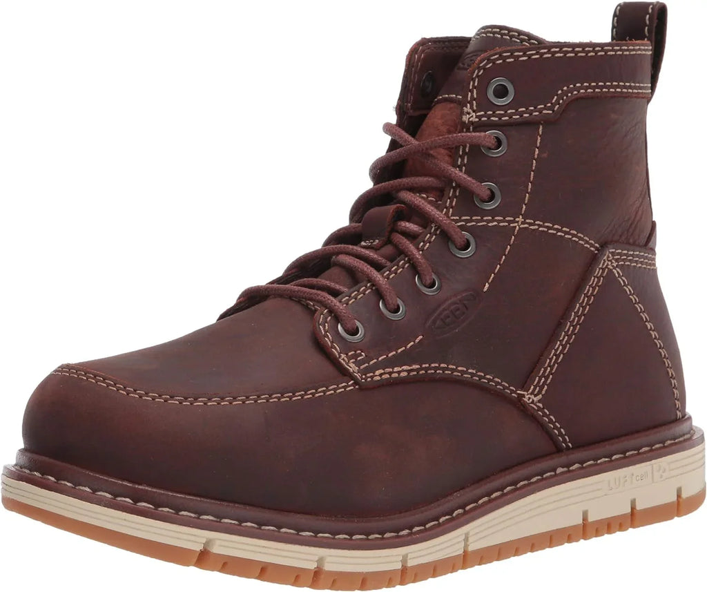 KEEN Utility Women's San Jose 6 Alloy Toe Wedge Work Boots 5 Gingerbread