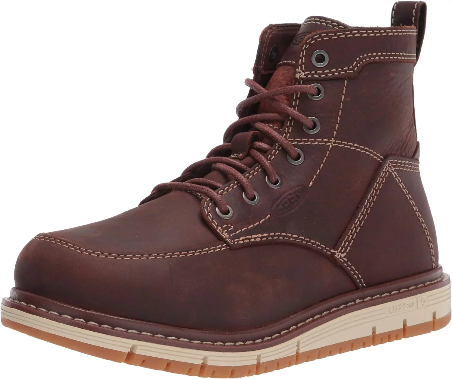 KEEN Utility Women's San Jose 6 Alloy Toe Wedge Work Boots 5 Gingerbread