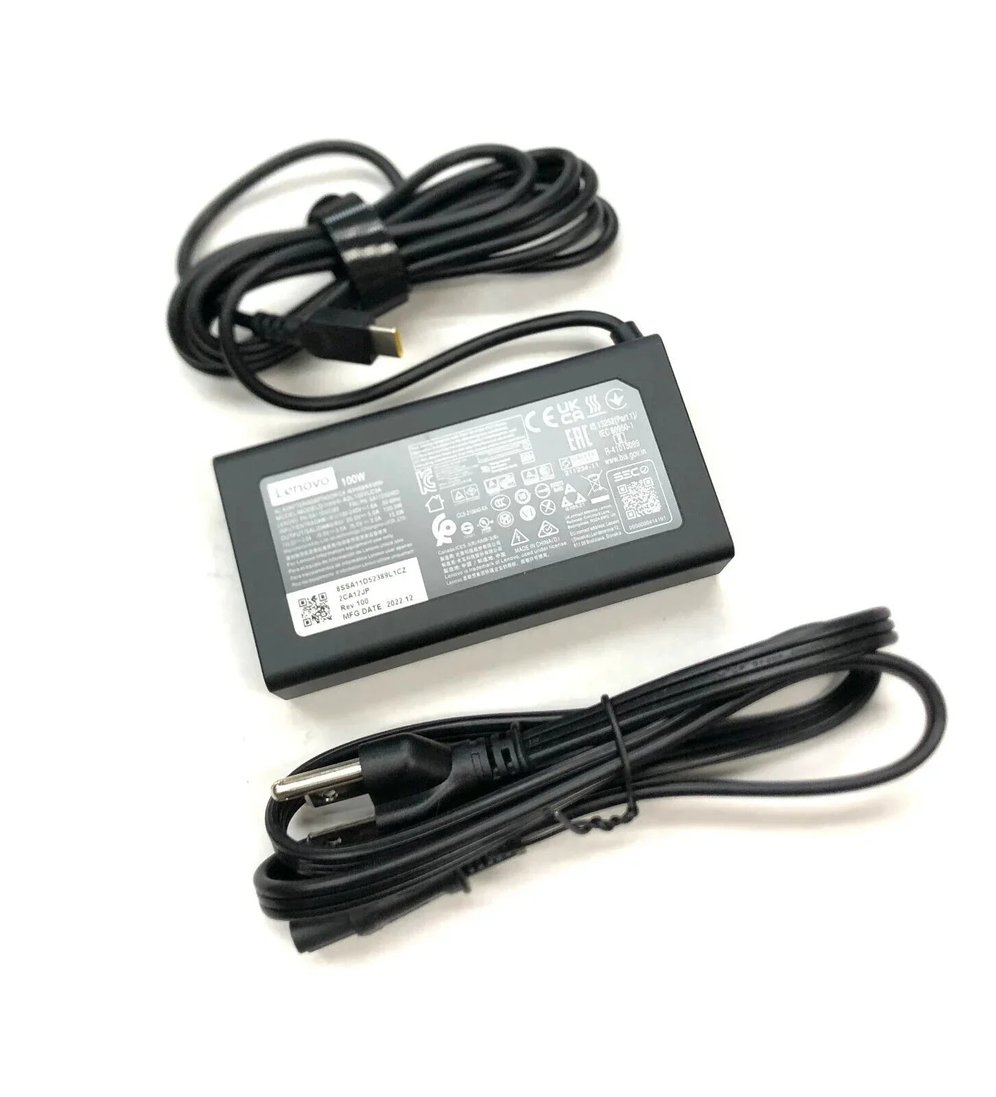 New Genuine  Ideapad Yoga Thinkpad 100W AC Adapter ADL100YDC3A 5A11D52398