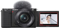 Alpha ZV-E10L 24.2 Megapixel Mirrorless Camera with Lens, 0.63", 1.97", Black