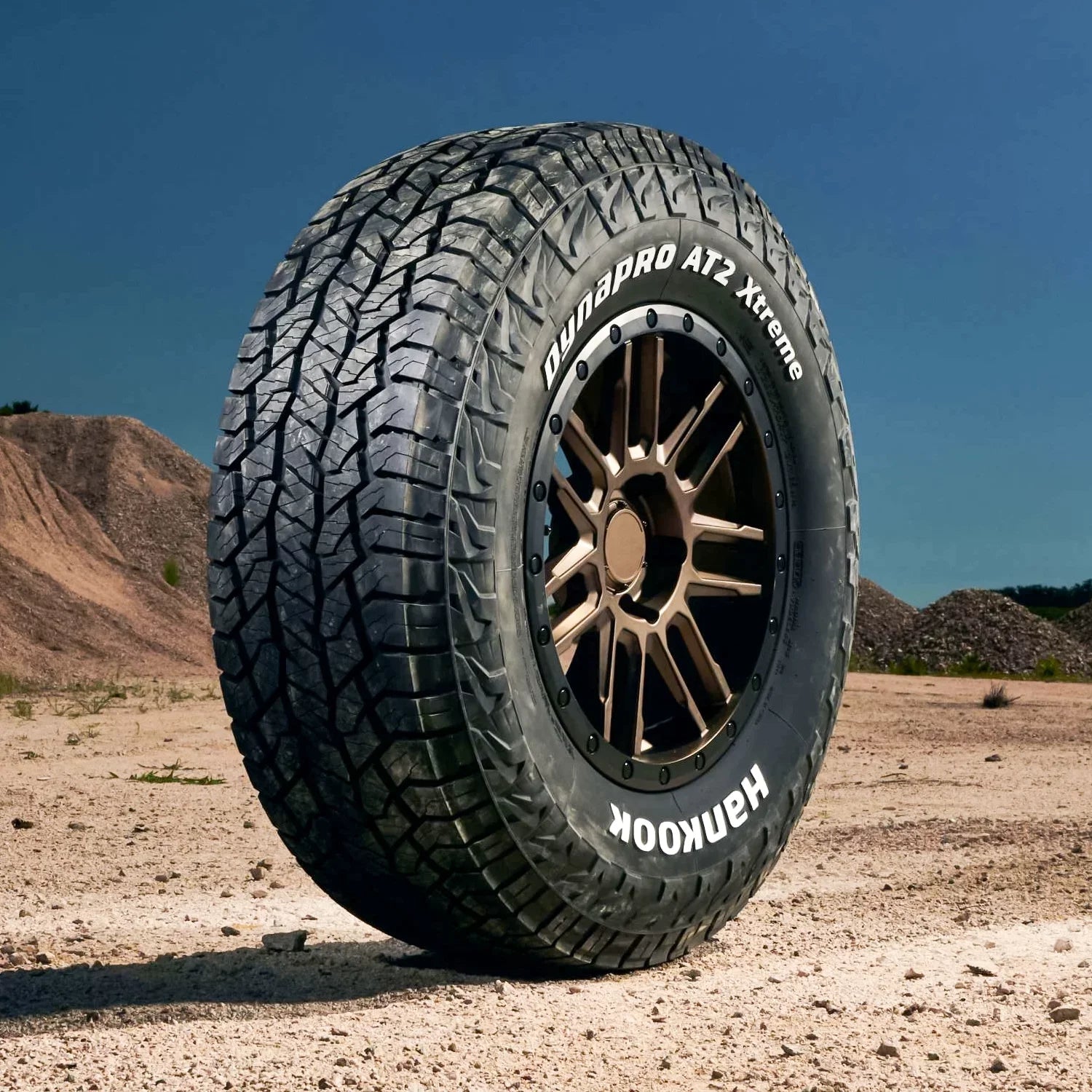 Set of 4 (FOUR) Hankook Dynapro AT2 Xtreme 245/75R16 111T XT X/T Extreme Terrain Tires Fits: 2015  Tacoma TRD Pro, 1996-2002 Chevrolet Tahoe LT