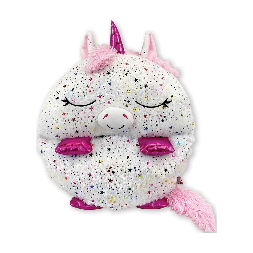 Happy Nappers Pillow Plush Toy and Sleeping Sack in One, Unicorn