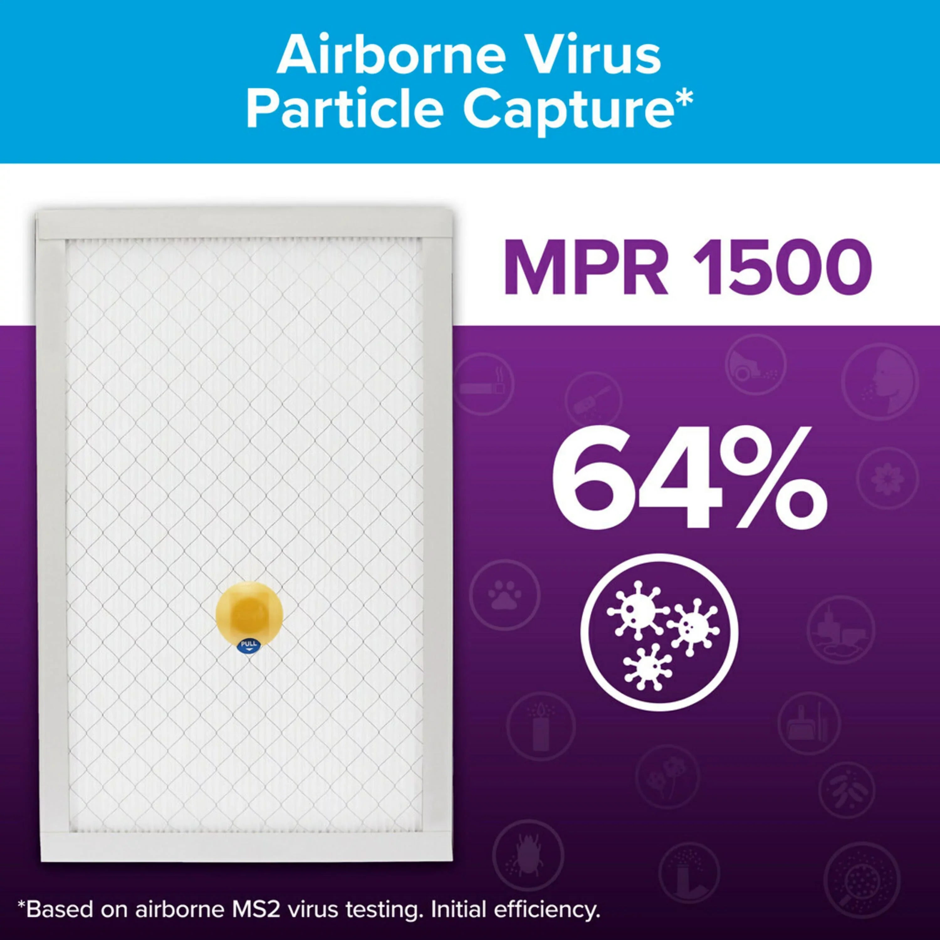 Filtrete by 3M Smart 14x24x1, MERV 12, Allergen, Bacteria & Virus HVAC Air and Furnace Filter, 1500 MPR, 4 Filters