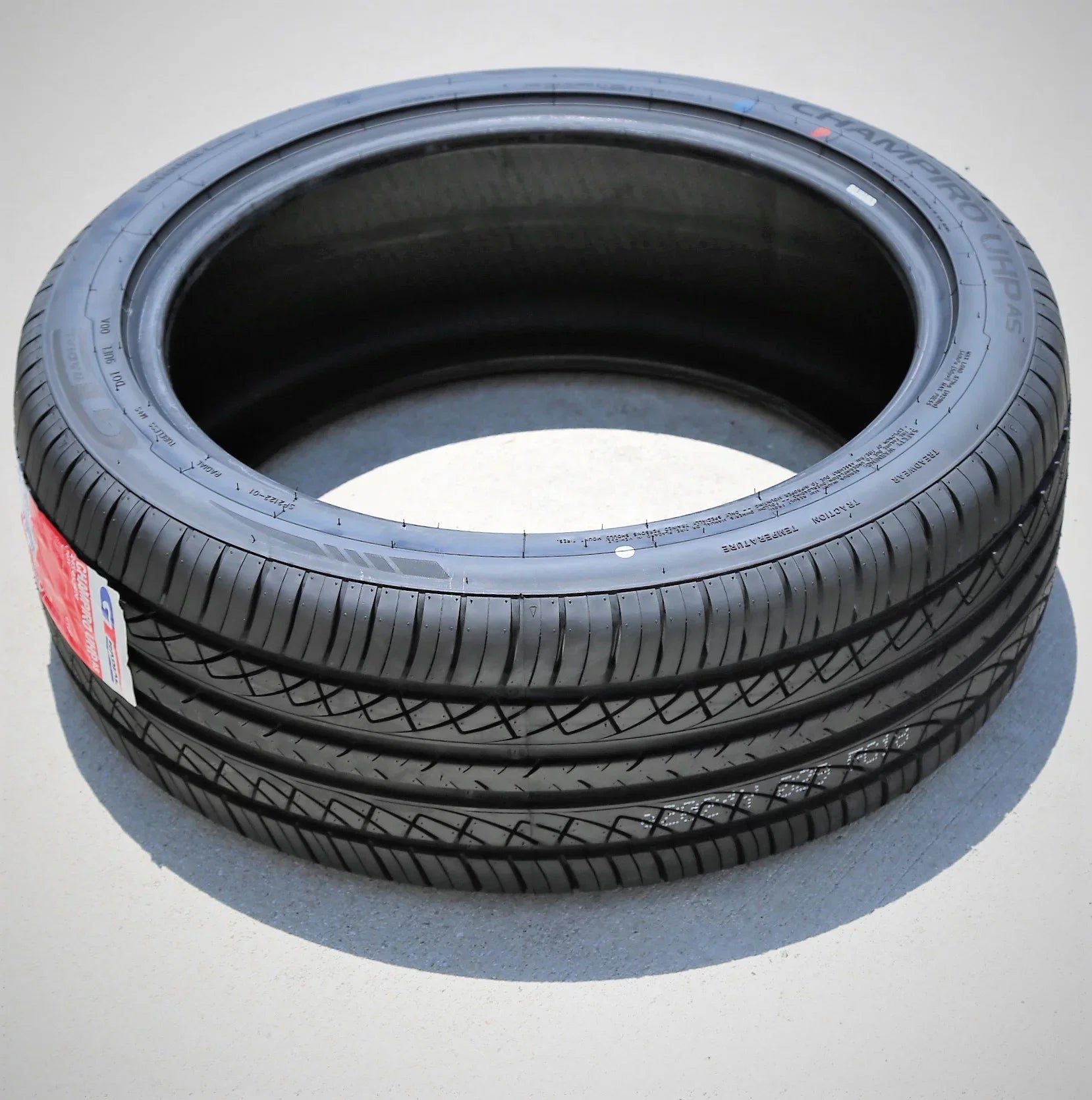 Set of 4 (FOUR) GT Radial Champiro UHP A/S 255/40R19 ZR 100Y XL AS High Performance Tires Fits: 2014  Mustang GT, 2015-23  Mustang EcoBoost Premium