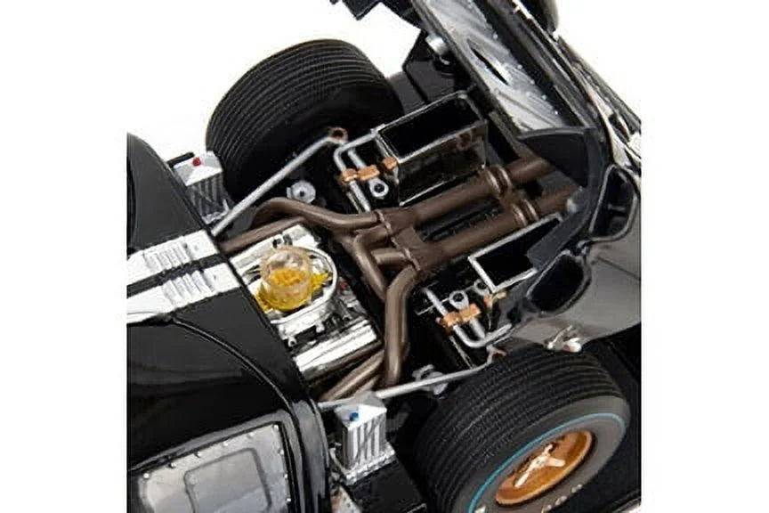1966  GT-40 MK II #2 After Race (Dirty Version, Black - Shelby Collectibles SC431BK - 1/18 scale Diecast Model Toy Car
