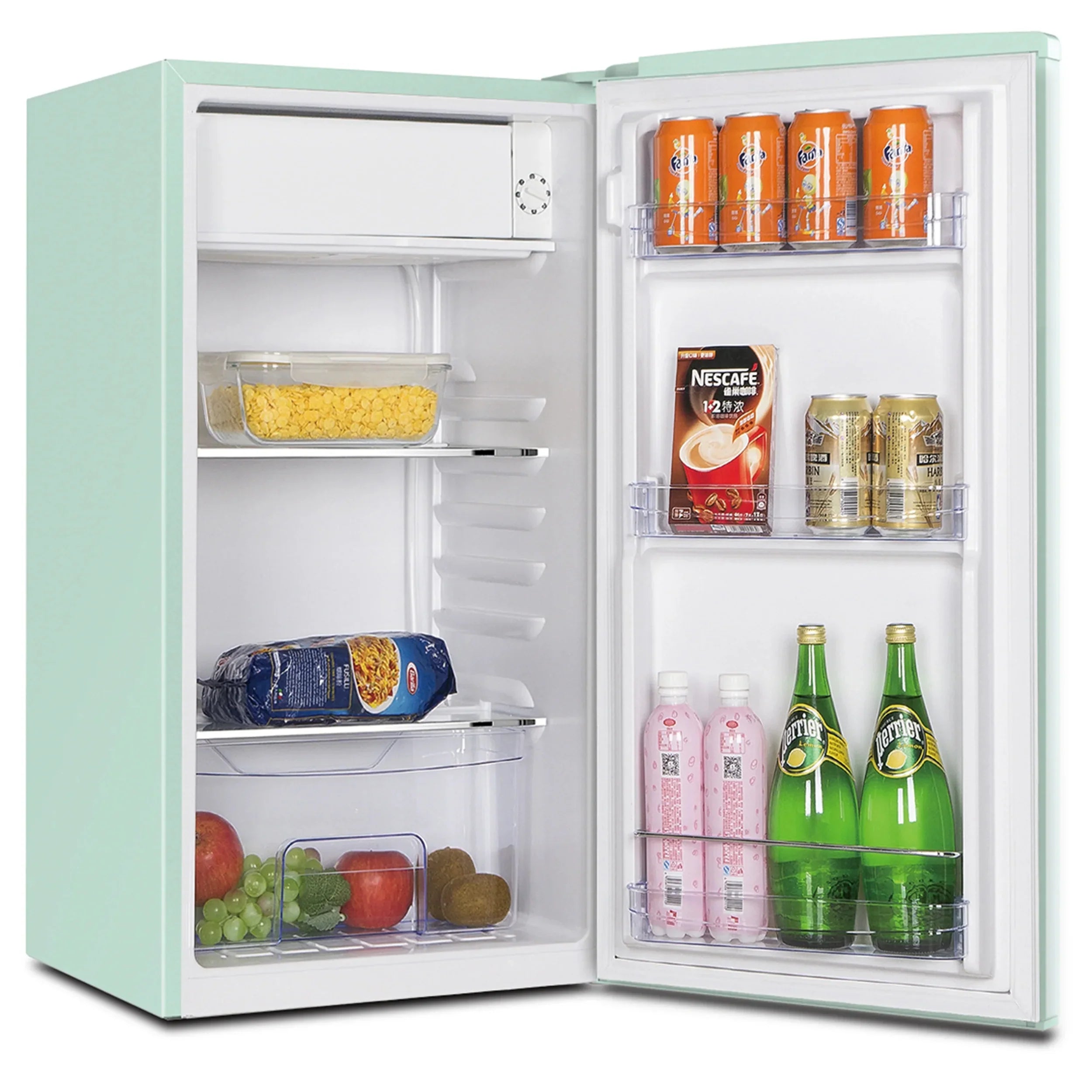 ft., in Seafoam Green (RMRS31X7G-IS). Avanti Retro Series Compact Refrigerator, Mini-Fridge, 3.1 cu