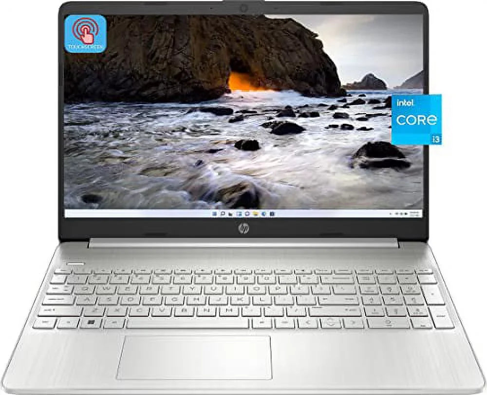 2023 Newest Laptop, 15.6" Touchscreen Display,  Core i3-1115G4 Processor, 32GB RAM, 1TB SSD,  Iris Xe Graphics, Wi-Fi, Bluetooth, Webcam, Windows 11 Home in S Mode, Natural Silver