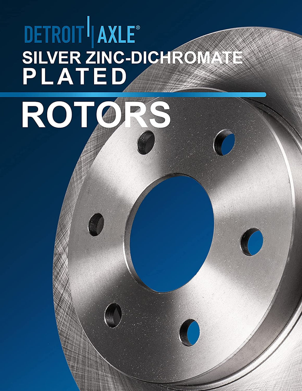 Detroit Axle - Rear Brake Kit for 2012-2020  F-150 Replacement 2013 2014 2015 2016 2017 2018 2019 Disc Brake Rotors Ceramic Brakes Pads 6 Lugs : 13.70" Rotor