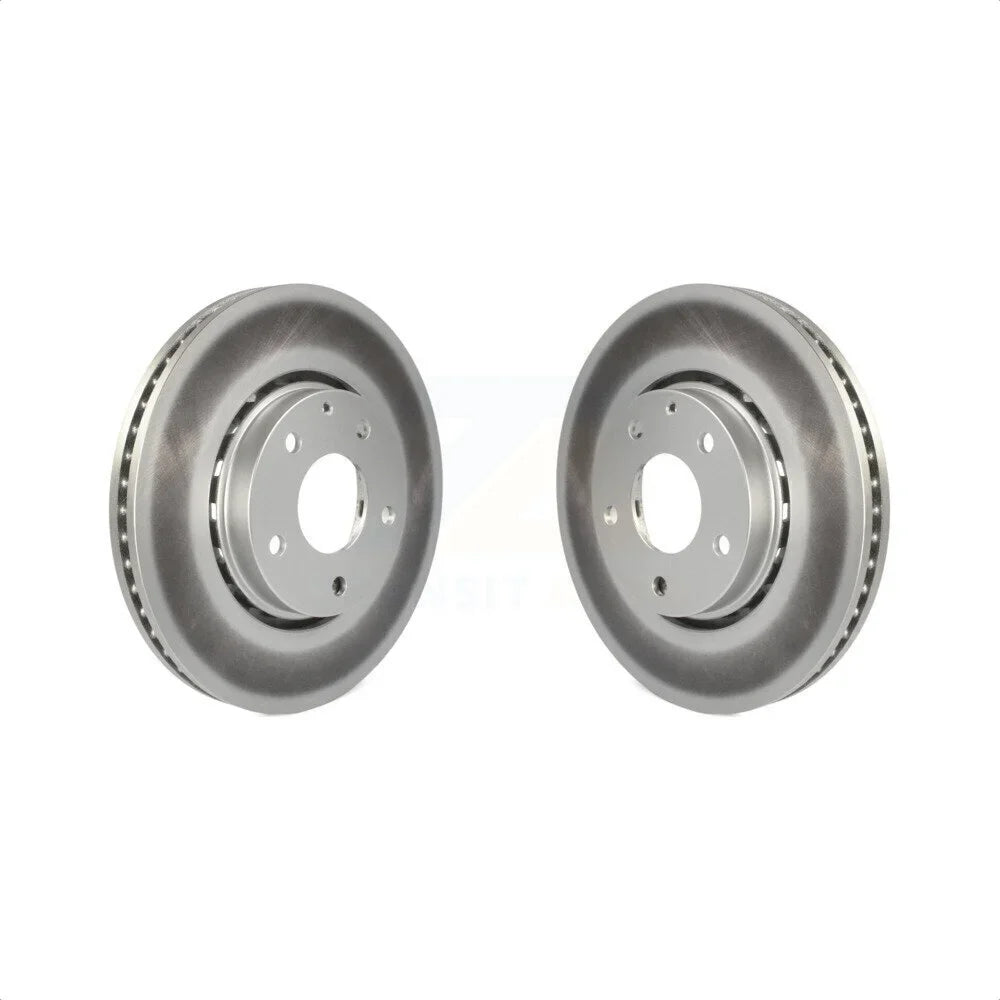 Front Coated Disc Brake Rotors Pair For Mazda CX-5 6 3 KG-100374