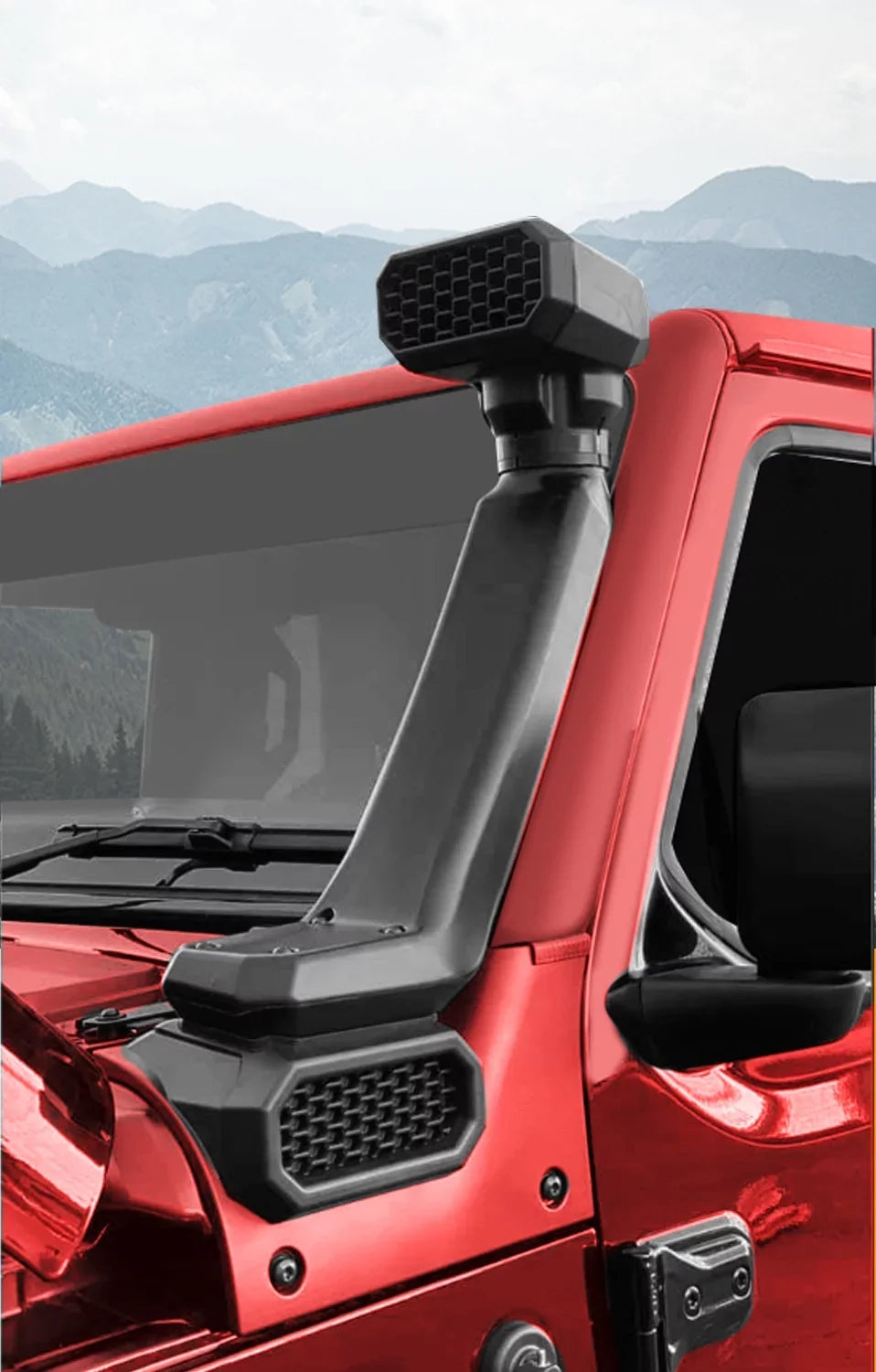 Kojem High Mount Snorkel For 2018-2020 Jeep Wrangler JL 2020-2021 Gladiator JT Air Intake Snorkel Kit