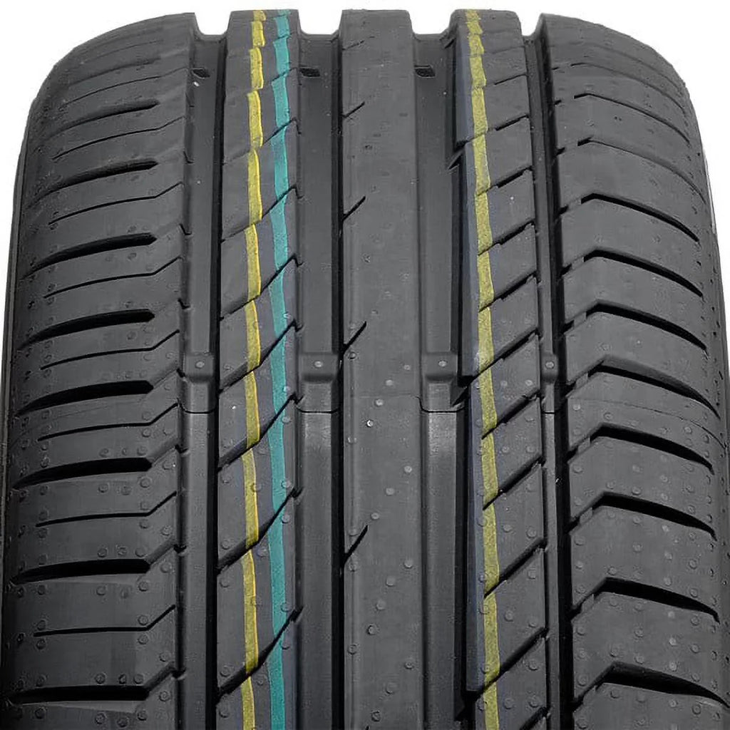 Continental ContiSportContact 5 Summer 285/40R21 109Y XL Passenger Tire Fits: 2017-23 Audi Q7 Technik, 2021 Porsche Cayenne GTS Coupe