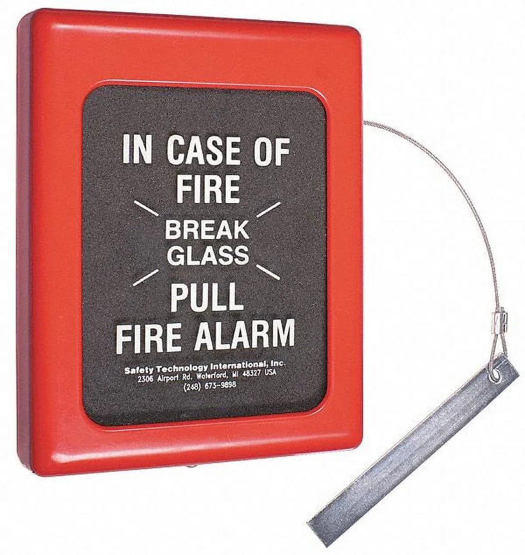 SAFETY TECHNOLOGY INTERNATIONAL STI-4100 Fire Alarm Break Glass protector,6.5 x 9 In