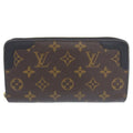 Pre-Owned Louis Vuitton LOUIS VUITTON Monogram Zippy Retiro Round Long Wallet Noir M61855 (Good)