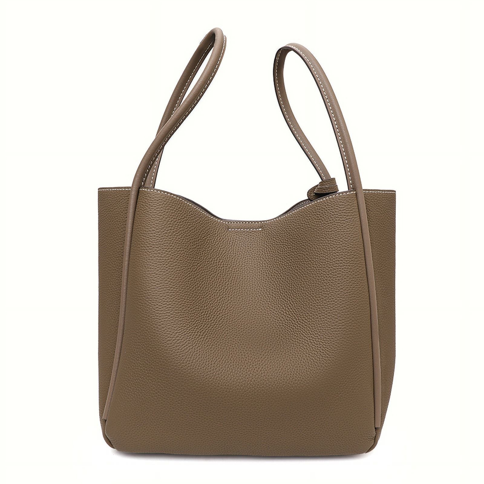 Aidrani Ladies 2024 new commuter Tote bag Fashion retro leather women's bag