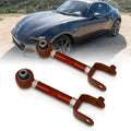AJP Distributors Rear Upper Suspension Adjustable Camber Kit Control Arms UCA Set Red matching/Replacement For Mazda Miata MX-5 ND MX5 2016 2017 2018 2019 2020 2021 2022 2023 16 17 18 19 20 21 22 23