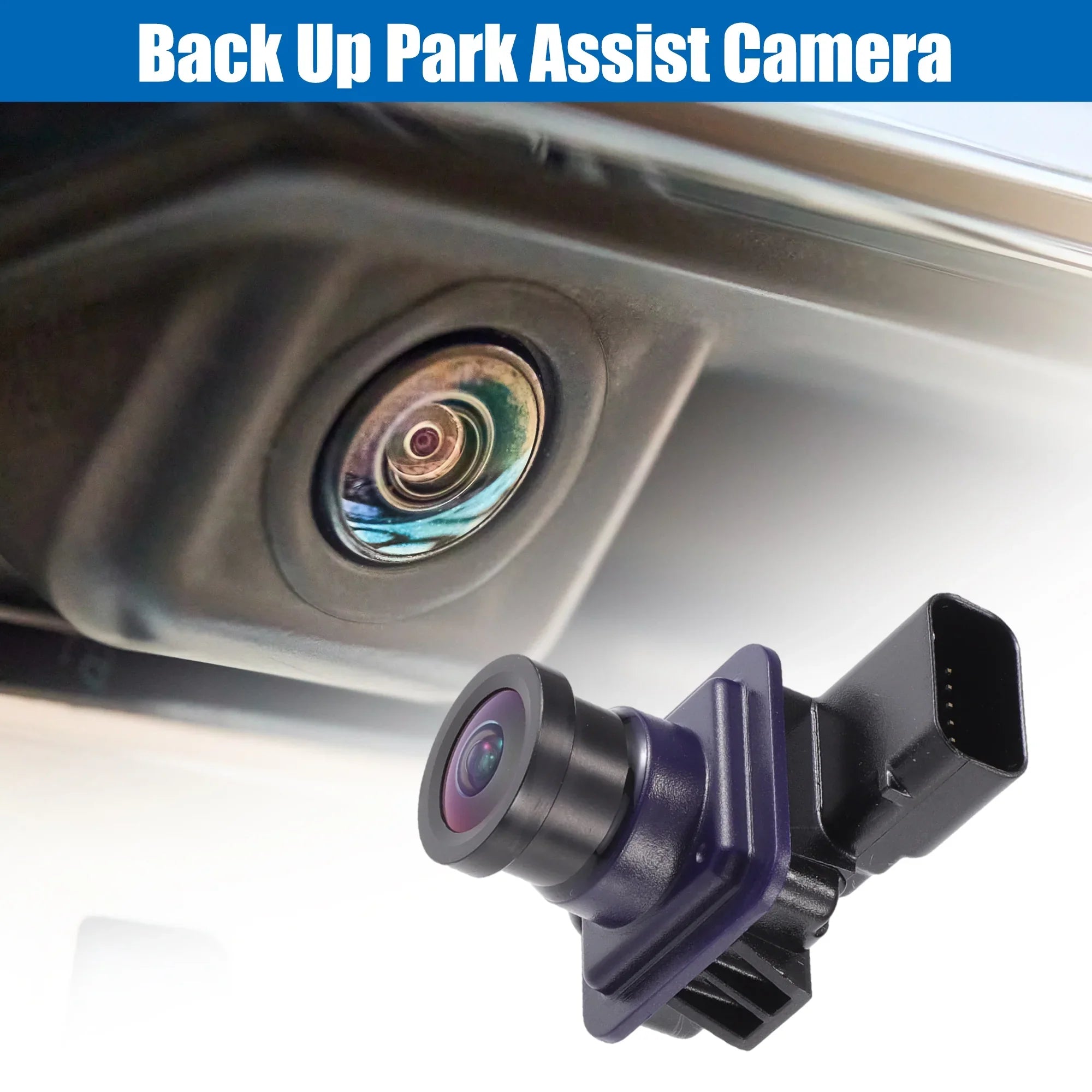 Unique Bargains Car Rear View Back Up Camera Wide Angle Park Assist Reverse Camera for  Edge 15-18 No.F2GZ19G490A