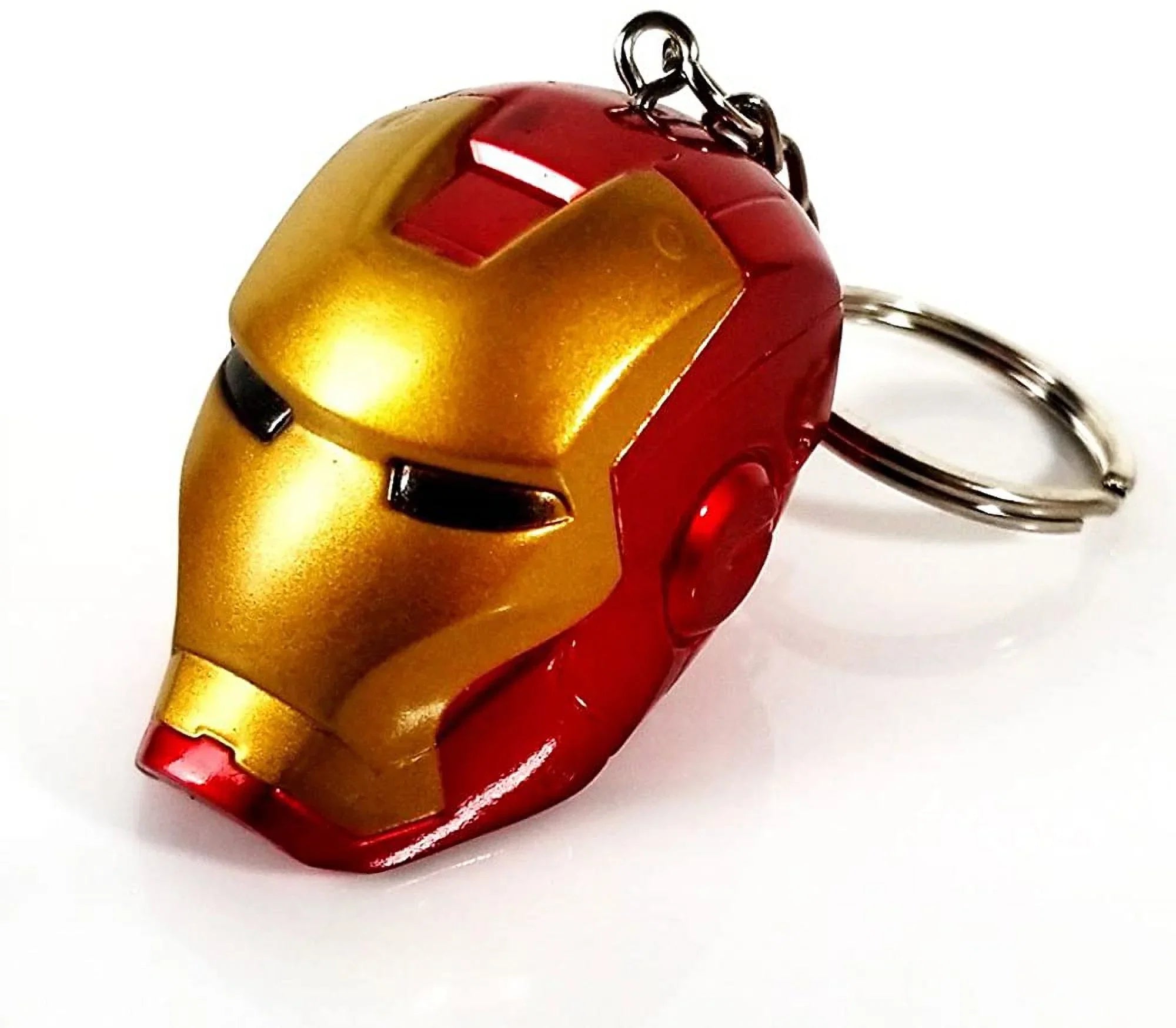 GFDay Superhero Iron Man Helmet Style Figure Keychain Key Ring