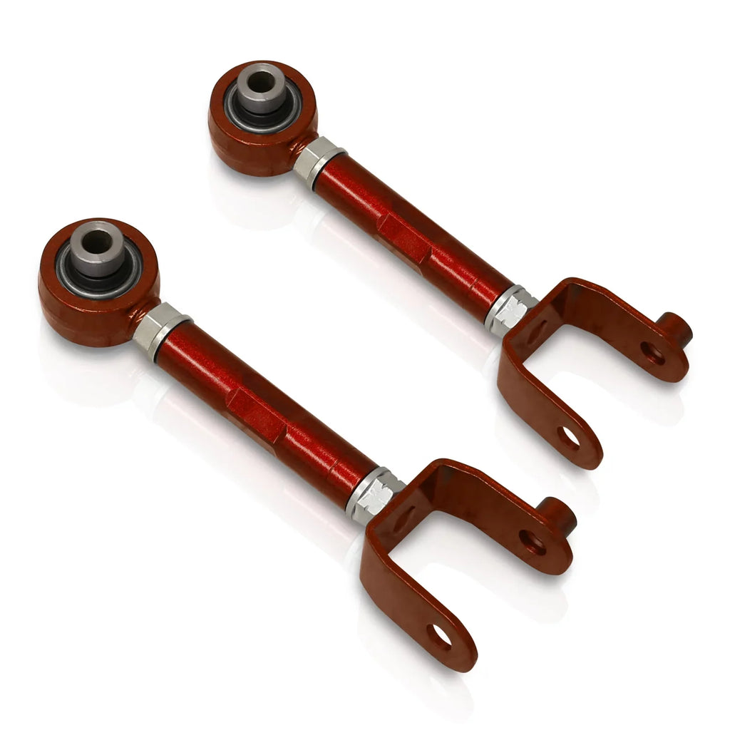AJP Distributors Rear Upper Suspension Adjustable Camber Kit Control Arms UCA Set Red matching/Replacement For Mazda Miata MX-5 ND MX5 2016 2017 2018 2019 2020 2021 2022 2023 16 17 18 19 20 21 22 23