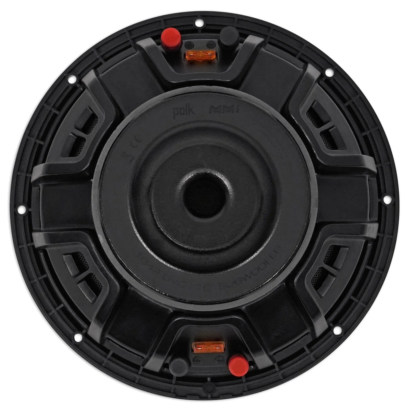 2) Polk Audio MM1042DVC 10” 2400w Subwoofers+Vented Sub Box+Mono Amplifier+Wires