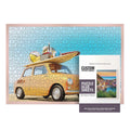 24x30 Puzzle Frame Kit with Glue Sheets  | Rose Gold Scandanavian Picture Frame | Real Wood with UV