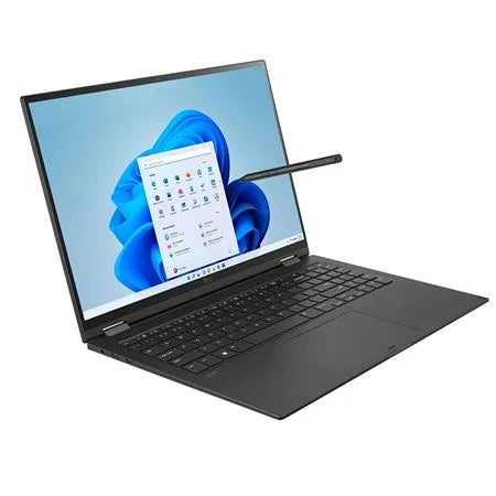 gram 16" WQXGA 2-In-1 Touchscreen Notebook Computer,  Evo Core i7-1260P 2.1GHz, 16GB RAM, 2TB SSD, Windows 11 Home, Obsidian Black