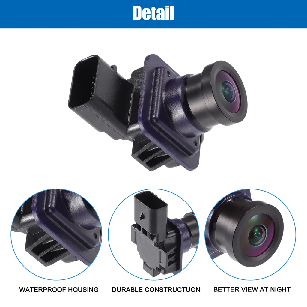 Unique Bargains Car Rear View Back Up Camera Wide Angle Park Assist Reverse Camera for  Edge 15-18 No.F2GZ19G490A