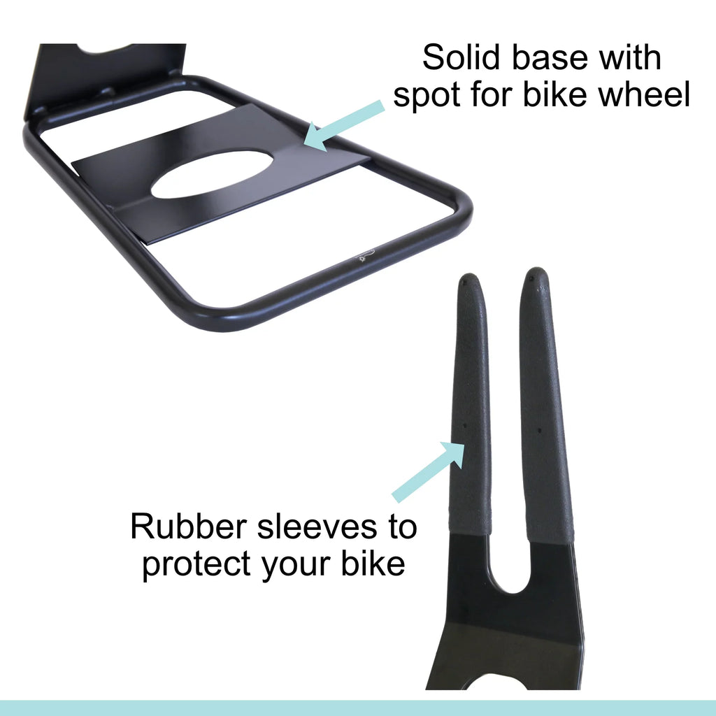 Lumintrail Bike Floor Hub Mount Rear Parking Rack Stand for Mountain Bike and Road Bicycle