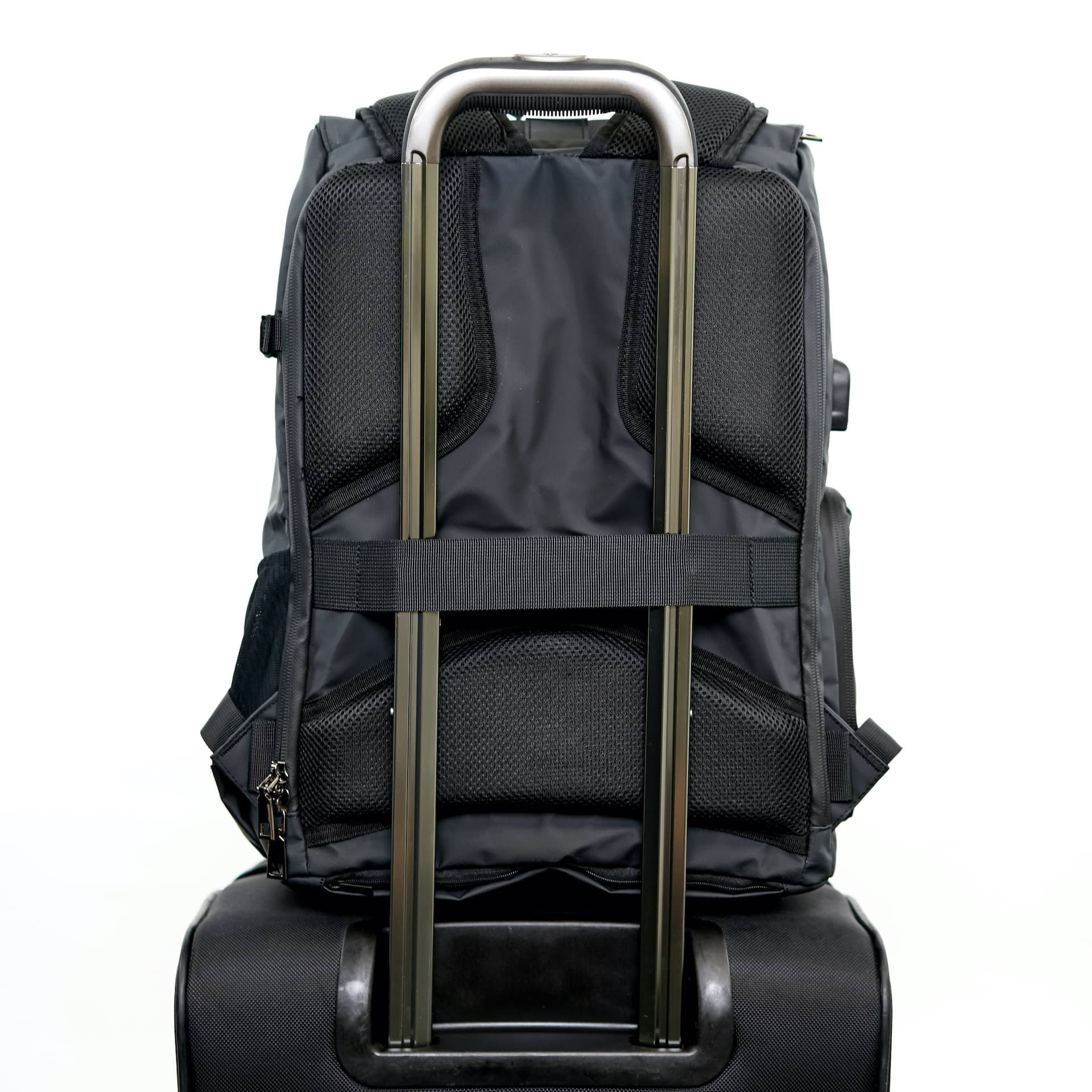 Sunny 16 Voyager Anti-Theft DSLR Digital Travel Camera Backpack Case with Adjustable Dividers and Side Access Zipper Pocket for Men Women- Works with , ,  and More (Tarpaulin, Black)