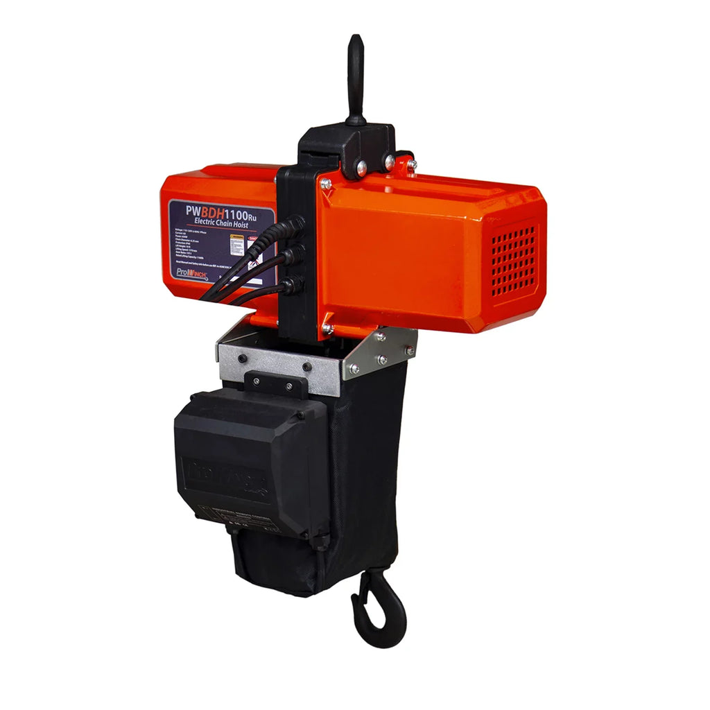 Prowinch 1/2 Ton Mini Electric Chain Hoist 1100 Lb 10 ft Chain 110V Wireless