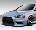 2008-2017 Mitsubishi Lancer Duraflex Evo X V3 Front Bumper wrap - 1 Piece