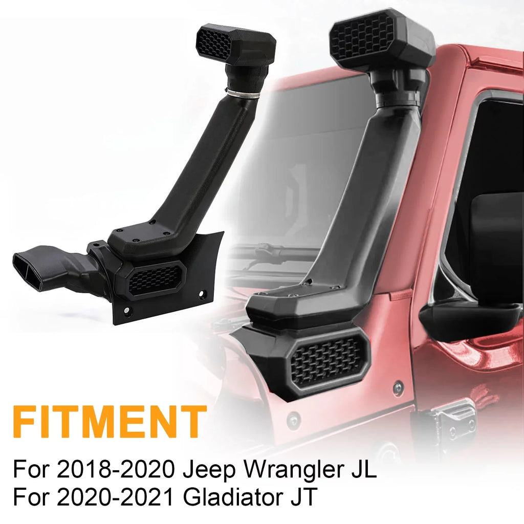 Kojem High Mount Snorkel For 2018-2020 Jeep Wrangler JL 2020-2021 Gladiator JT Air Intake Snorkel Kit