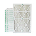 Actual Size: 17-1/2 x 23-1/2 x 1-3/4. 12 Pack of 18x24x2 MERV 10 Pleated 2" Inch Air Filters by Glasfloss