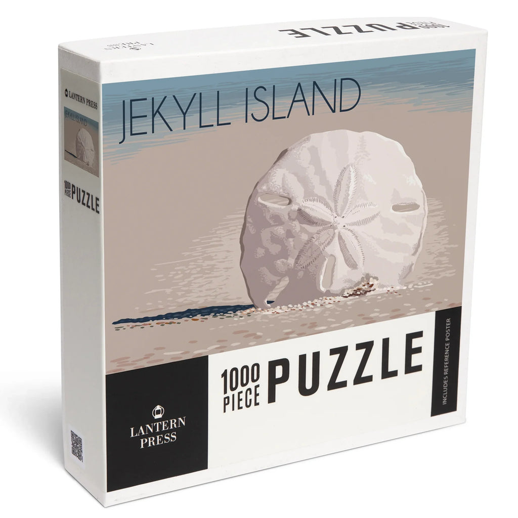 Lantern Press 1000 Piece Jigsaw Puzzle, Jekyll Island, Georgia, Sand Dollar