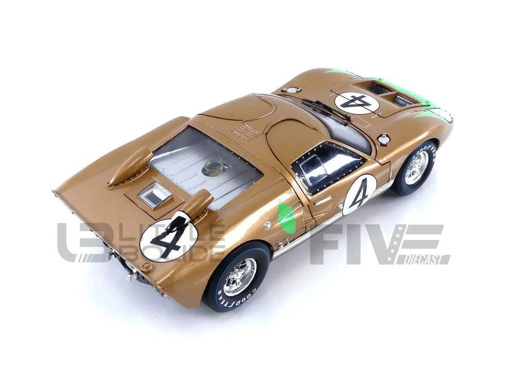 Shelby Collectibles SC414 1966  GT-40 MK 2 Gold No.4 1-18 Diecast Car Model