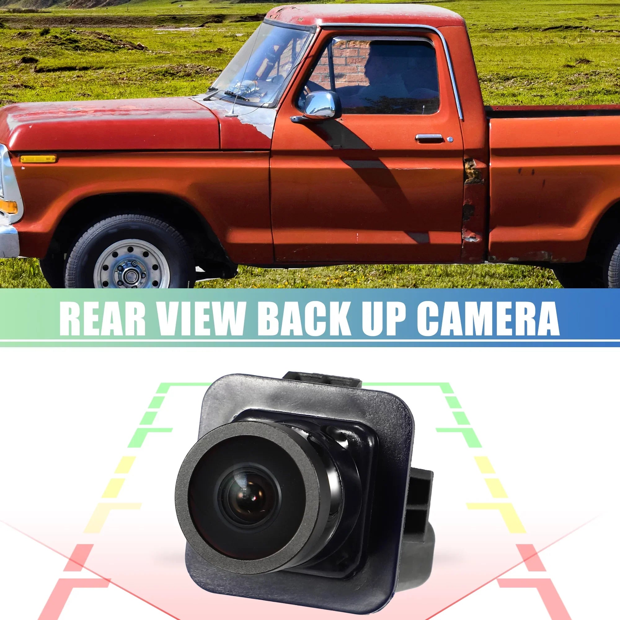 1 Set Back Up Camera EL3T-19G490-AA Rear View Park Assist Reverse Camera for  F-150 FX2 FX4
