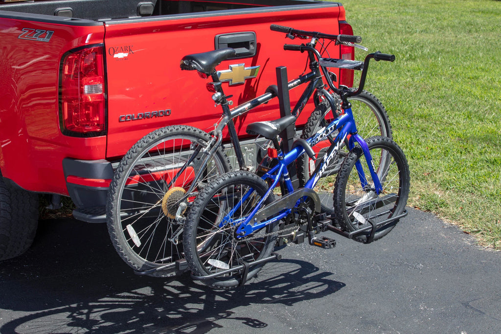 Capacity Foldable Hitch-Mount Platform 2-Bike Car Rack 10104071. Hyper Tough 80 lbs