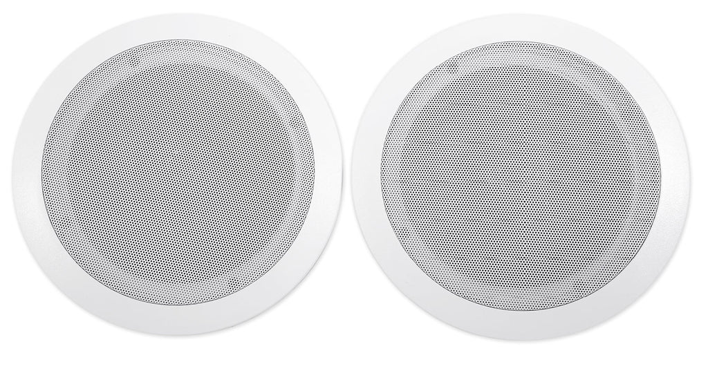 6-Zone Amp+6) 3.5" White Cube+2) JBL Pendant and Ceiling Speakers for Restaurant/Bar