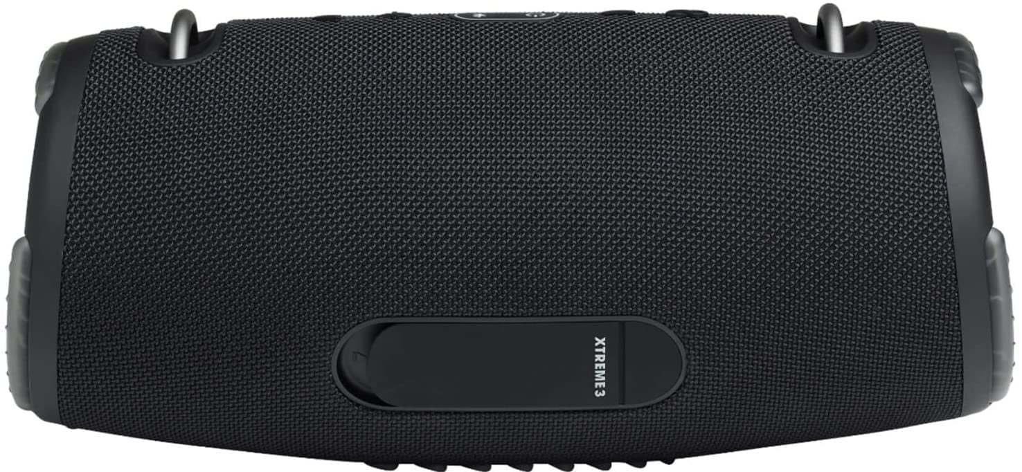 JBL Xtreme 3 - Portable Bluetooth Speaker Bundle with Silicone Carrying Sleeve shield (Black w/Red Sleeve)