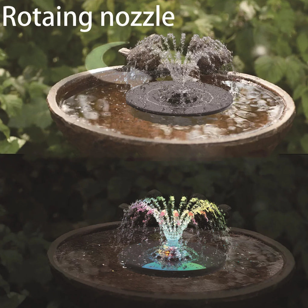 Goldmeet Solar Powered Fountain Pump Professional High Efficiency Landscaping Solar Fountain for Bird Bath Garden Pond Pool Outdoor