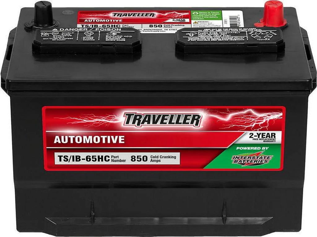 Traveller Powered by Interstate Automotive Battery, 65 BCI Group Size, 850 CCA