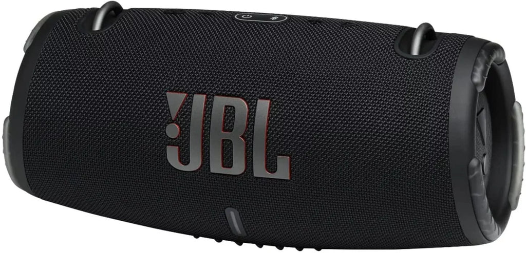 JBL Xtreme 3 - Portable Bluetooth Speaker Bundle with Silicone Carrying Sleeve shield (Black w/Red Sleeve)