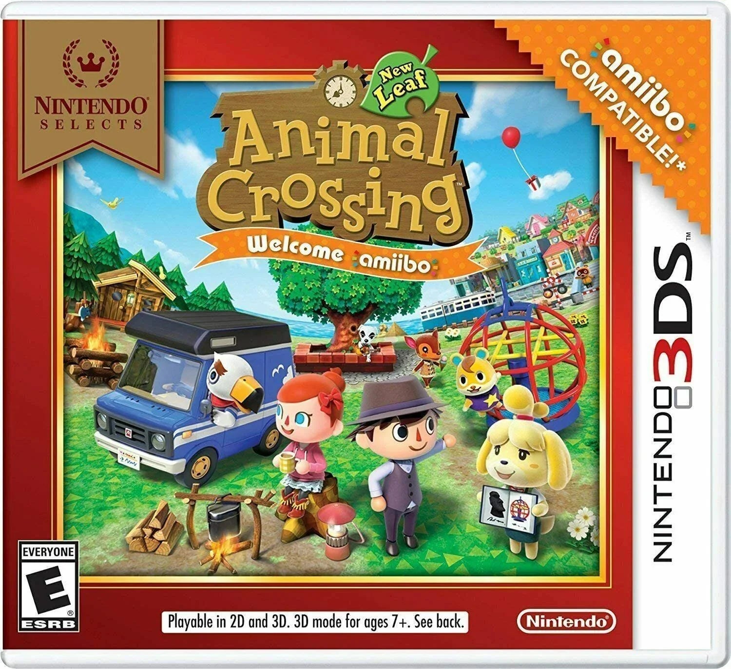Animal Crossing: New Leaf - Nintendo 3DS [Nintendo Selects Family Game] NEW
