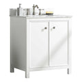 Legion Furniture 30" Contemporary MDF/Veneer Wood Sink Vanity Cabinet - White