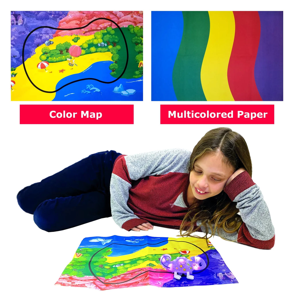 MukikiM Kool Kreepers - Mini Inductive Chameleon that follows the line you draw and changes colors.