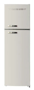 Hamilton Beach 10 Cu Ft Retro 2 Door Refrigerator, 5 Door Shelves, HCFC Free, Cream, HBF1050, Adjustable Thermostat Control