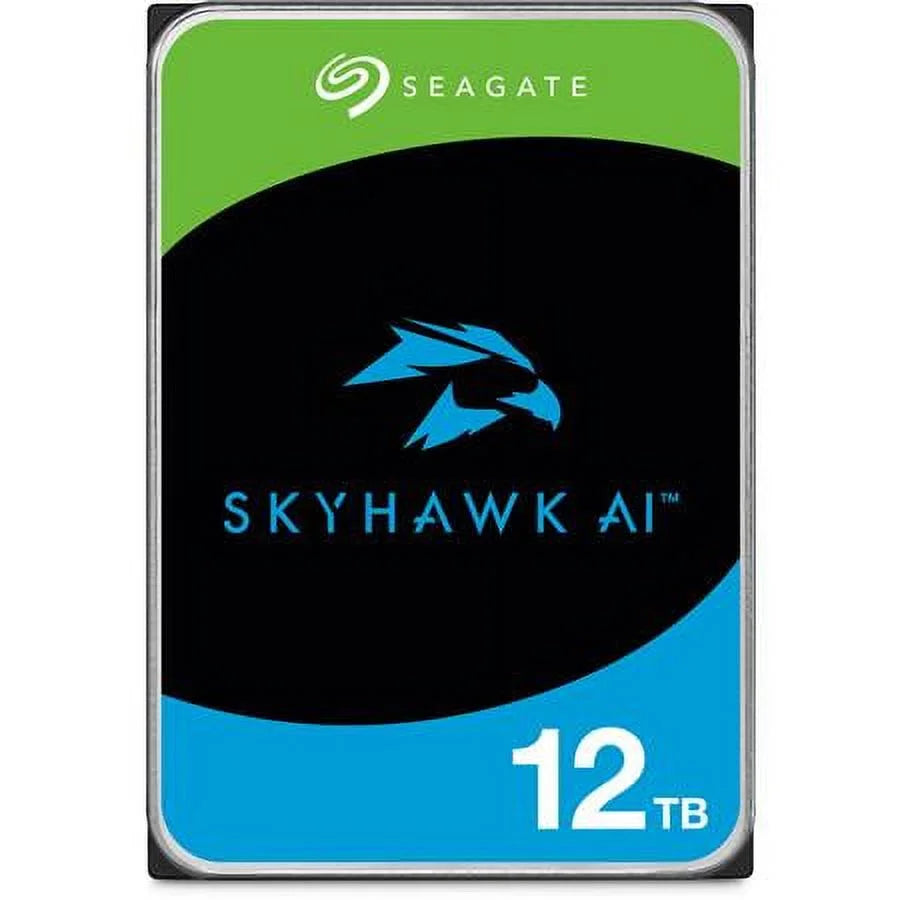 SkyHawk AI ST12000VE003 - Hard drive - 12 TB - internal - 3.5" - SATA 6Gb/s - buffer: 512 MB - with 3 years  Rescue Data Recovery