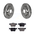 Transit Auto - Rear Disc Brake Rotors And Semi-Metallic Pads Kit For Mercedes-Benz C300 C400 C350e K8F-103835