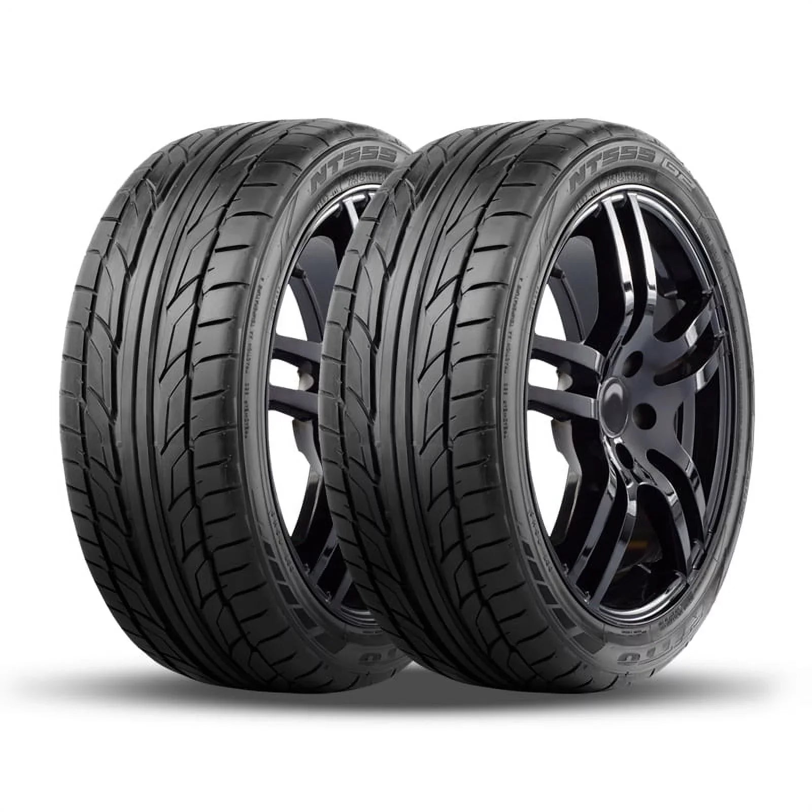 Pair of 2 Nitto NT555 G2 255/35ZR20 97W XL Ultra-High Performance Summer UHP Tires 211010 / 255/35/20 / 2553520 Fits: 2017-18 Audi Q3 Technik, 2016-17 Buick Regal Sport Touring
