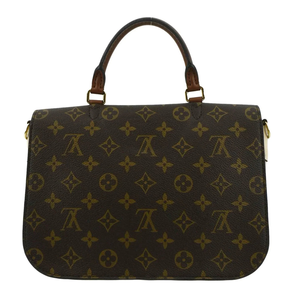 Pre-owned LOUIS VUITTON Vaugirard Monogram Canvas Shoulder Bag Creme