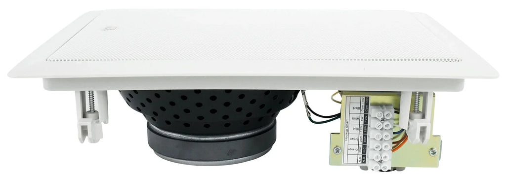 (4) JBL CONTROL 128 WT 8" 50w Commercial 70v In-Wall Speakers+Amp For Restaurant